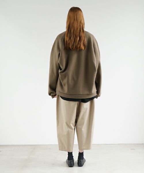 VU ヴウ fleece blouson  [OLIVE] 裏毛ブルゾン vu-cut-010