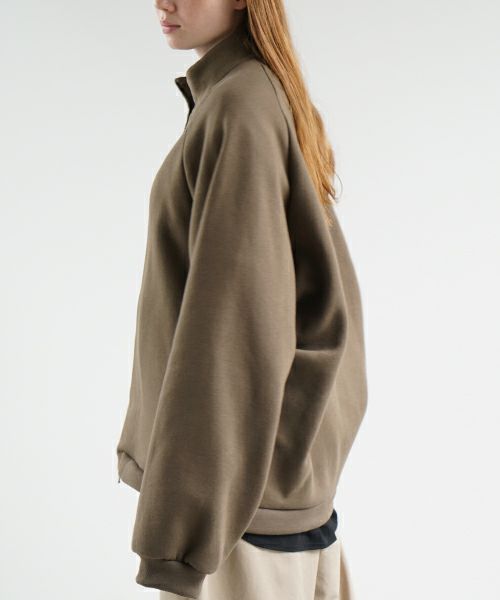 VU ヴウ fleece blouson  [OLIVE] 裏毛ブルゾン vu-cut-010