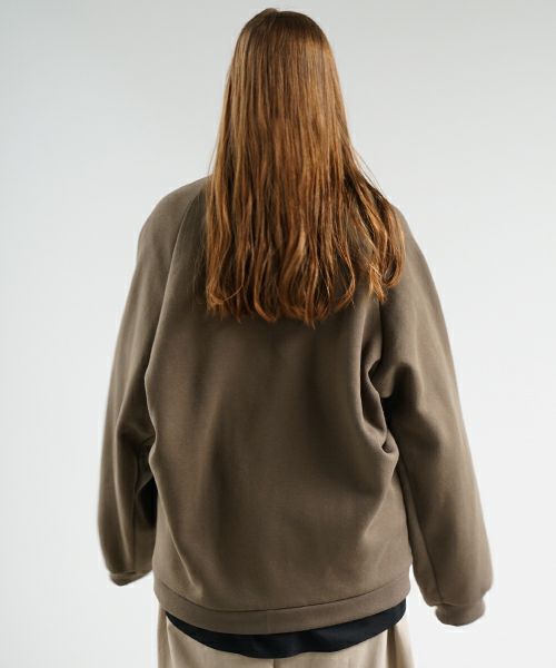 VU ヴウ fleece blouson  [OLIVE] 裏毛ブルゾン vu-cut-010