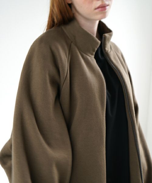 VU ヴウ fleece blouson  [OLIVE] 裏毛ブルゾン vu-cut-010