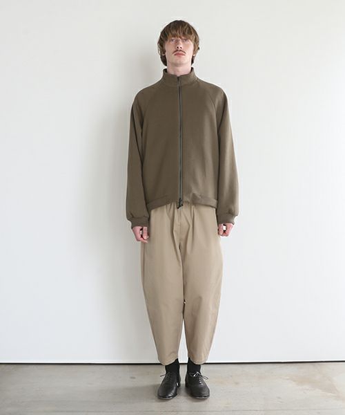VU ヴウ fleece blouson  [OLIVE] 裏毛ブルゾン vu-cut-010