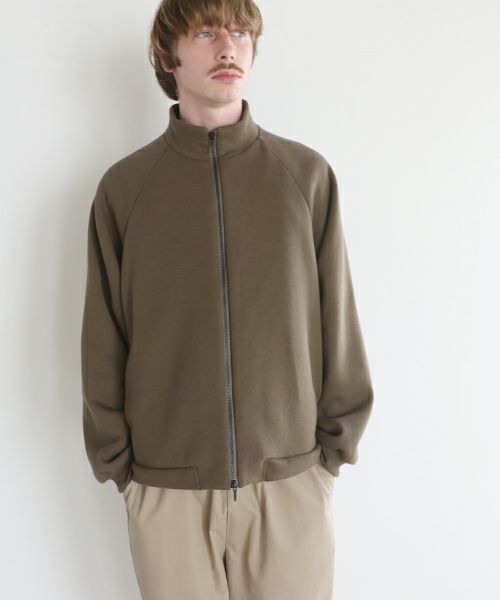 VU ヴウ fleece blouson  [OLIVE] 裏毛ブルゾン vu-cut-010