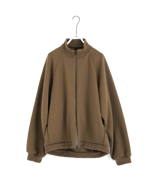 VU ヴウ fleece blouson  [OLIVE] 裏毛ブルゾン vu-cut-010