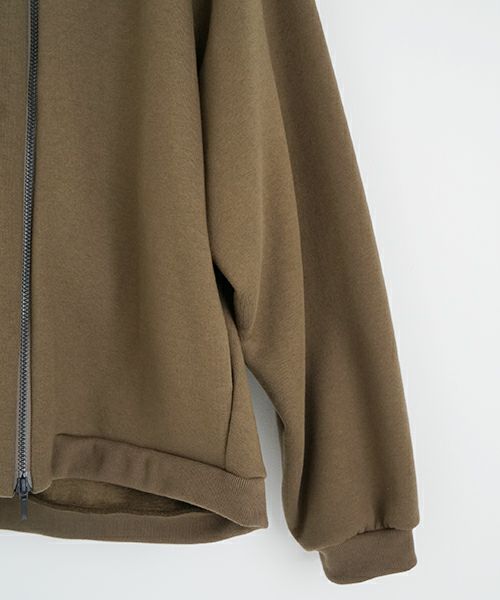 VU ヴウ fleece blouson  [OLIVE] 裏毛ブルゾン vu-cut-010