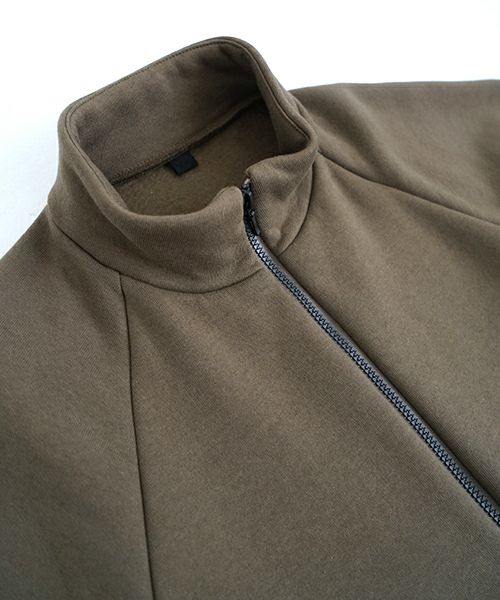 VU ヴウ fleece blouson  [OLIVE] 裏毛ブルゾン vu-cut-010