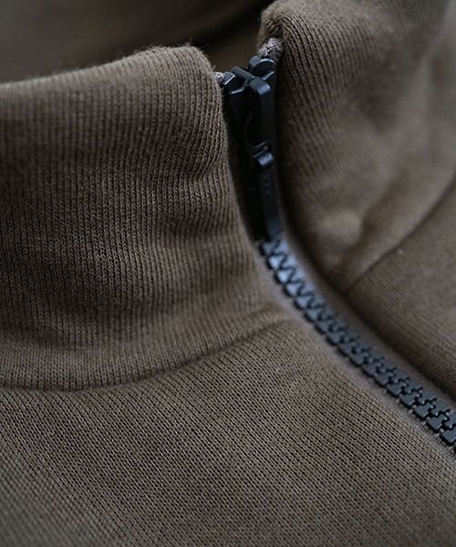 VU ヴウ fleece blouson  [OLIVE] 裏毛ブルゾン vu-cut-010