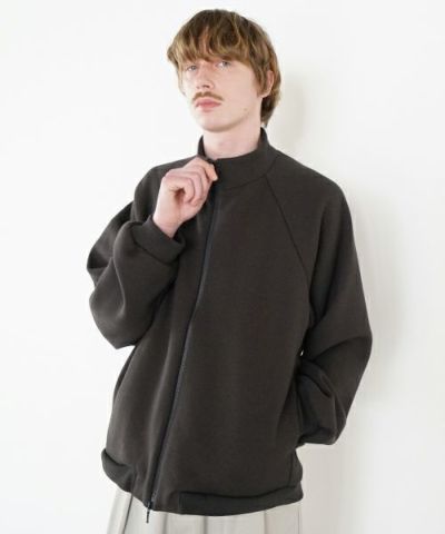 VU ヴウ fleece blouson  [CHARCOAL] 裏毛ブルゾン vu-cut-010