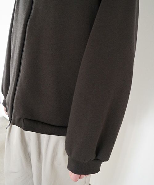VU ヴウ fleece blouson  [CHARCOAL] 裏毛ブルゾン vu-cut-010