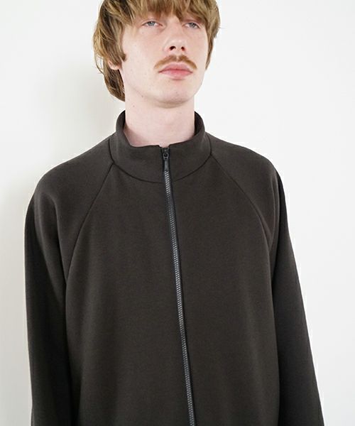 VU ヴウ fleece blouson  [CHARCOAL] 裏毛ブルゾン vu-cut-010