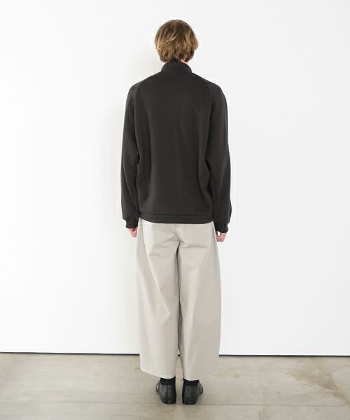 VU ヴウ fleece blouson  [CHARCOAL] 裏毛ブルゾン vu-cut-010