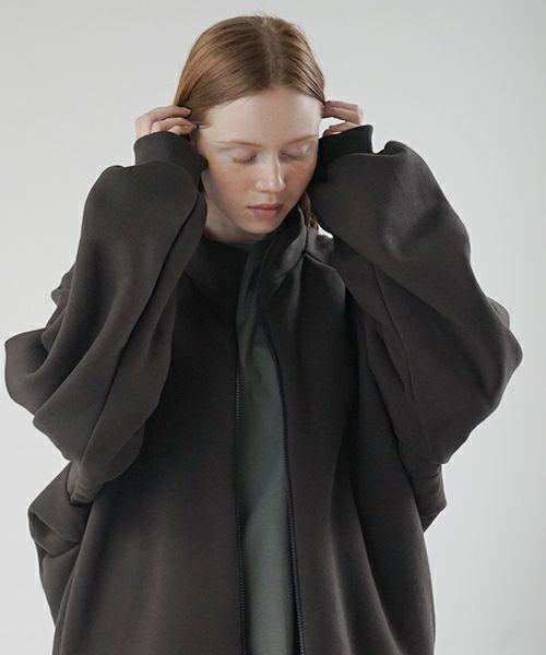 VU ヴウ fleece blouson  [CHARCOAL] 裏毛ブルゾン vu-cut-010