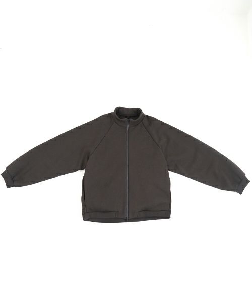 VU ヴウ fleece blouson  [CHARCOAL] 裏毛ブルゾン vu-cut-010