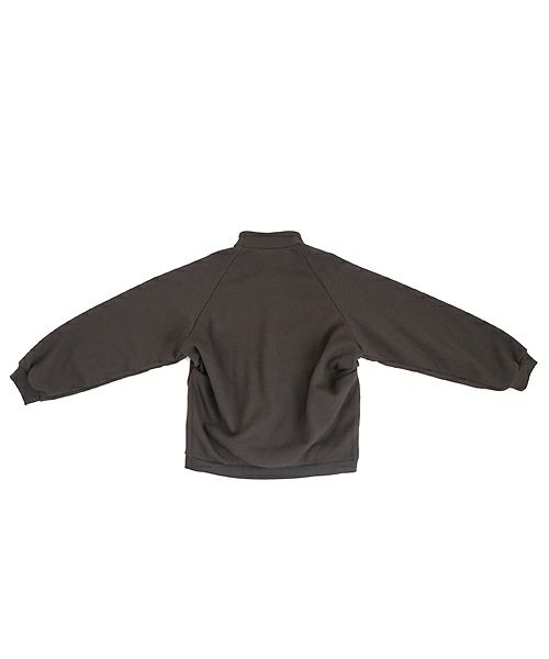 VU ヴウ fleece blouson  [CHARCOAL] 裏毛ブルゾン vu-cut-010