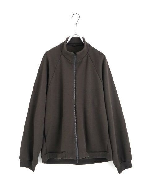 VU ヴウ fleece blouson  [CHARCOAL] 裏毛ブルゾン vu-cut-010
