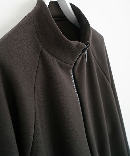 VU ヴウ fleece blouson  [CHARCOAL] 裏毛ブルゾン vu-cut-010