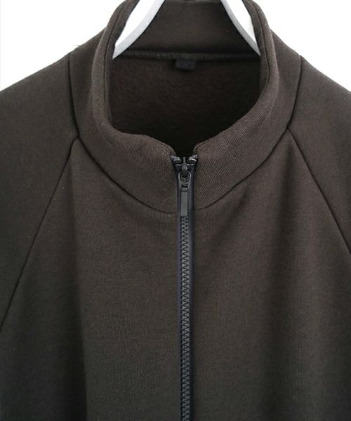 VU ヴウ fleece blouson  [CHARCOAL] 裏毛ブルゾン vu-cut-010