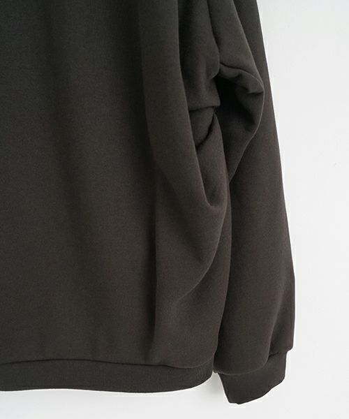 VU ヴウ fleece blouson  [CHARCOAL] 裏毛ブルゾン vu-cut-010