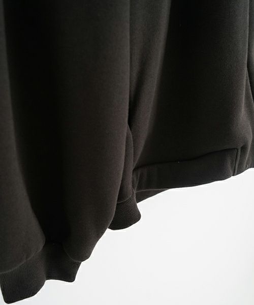 VU ヴウ fleece blouson  [CHARCOAL] 裏毛ブルゾン vu-cut-010