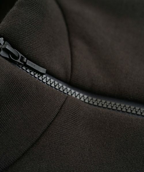 VU ヴウ fleece blouson  [CHARCOAL] 裏毛ブルゾン vu-cut-010
