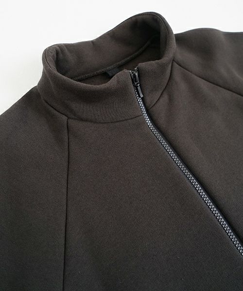 VU ヴウ fleece blouson  [CHARCOAL] 裏毛ブルゾン vu-cut-010