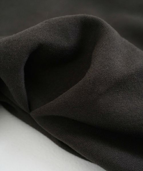 VU ヴウ fleece blouson  [CHARCOAL] 裏毛ブルゾン vu-cut-010