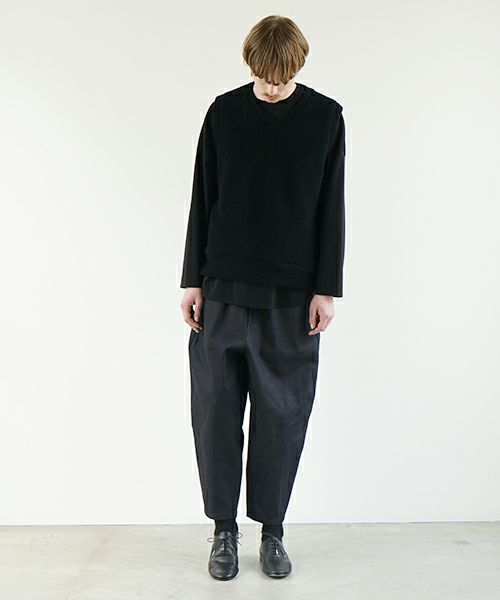 VU ヴウ denim cropped pants [DEEP BLUE] デニム クロップドパンツ vu-pnt-005