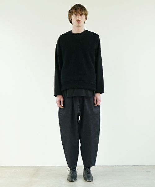 VU ヴウ denim cropped pants [DEEP BLUE] デニム クロップドパンツ vu-pnt-005