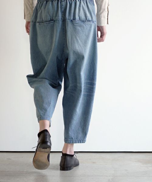 VU ヴウ vintage denim cropped pants [VINAGE BLUE] ヴィンテージデニム クロップドパンツ vu-pnt-005
