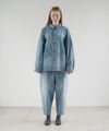 VU ヴウ vintage denim cropped pants [VINAGE BLUE] ヴィンテージデニム クロップドパンツ vu-pnt-005