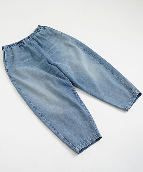 VU ヴウ vintage denim cropped pants [VINAGE BLUE] ヴィンテージデニム クロップドパンツ vu-pnt-005