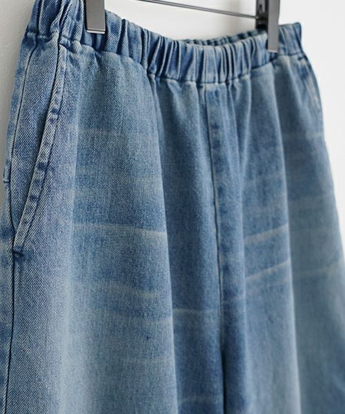 VU ヴウ vintage denim cropped pants [VINAGE BLUE] ヴィンテージデニム クロップドパンツ vu-pnt-005