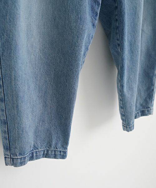 VU ヴウ vintage denim cropped pants [VINAGE BLUE] ヴィンテージデニム クロップドパンツ vu-pnt-005