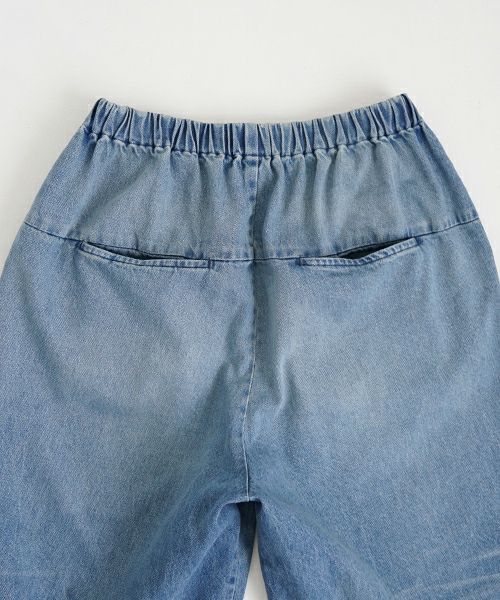 VU ヴウ vintage denim cropped pants [VINAGE BLUE] ヴィンテージデニム クロップドパンツ vu-pnt-005