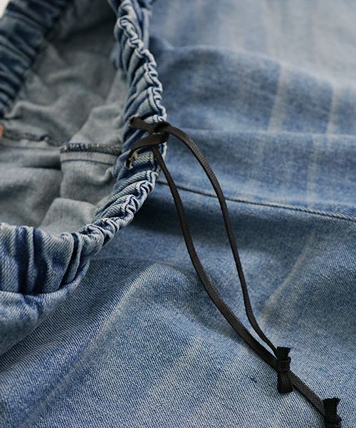 VU ヴウ vintage denim cropped pants [VINAGE BLUE] ヴィンテージデニム クロップドパンツ vu-pnt-005