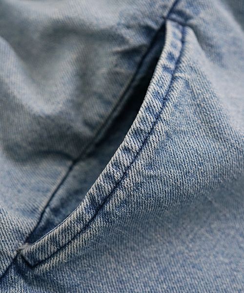 VU ヴウ vintage denim cropped pants [VINAGE BLUE] ヴィンテージデニム クロップドパンツ vu-pnt-005