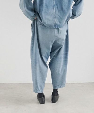 VU ヴウ vintage denim cropped pants [VINAGE BLUE] ヴィンテージデニム クロップドパンツ vu-pnt-005