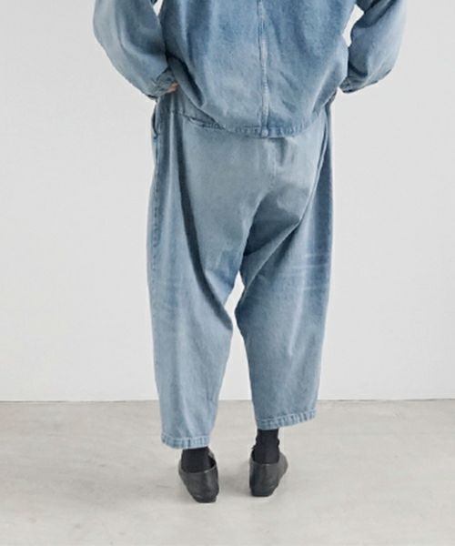 VU ヴウ vintage denim cropped pants [VINAGE BLUE] ヴィンテージデニム クロップドパンツ vu-pnt-005