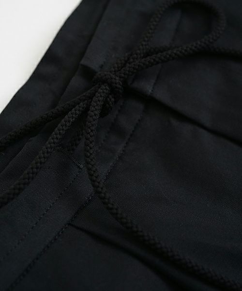 VU ヴウ wide silhouette pants [BLACK] ワイドシルエットパンツ vu-pnt-006