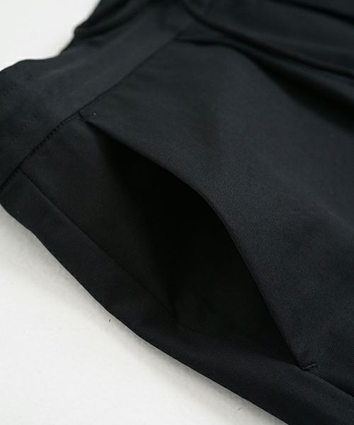 VU ヴウ wide silhouette pants [BLACK] ワイドシルエットパンツ vu-pnt-006