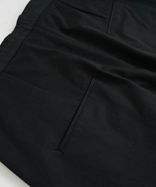 VU ヴウ wide silhouette pants [BLACK] ワイドシルエットパンツ vu-pnt-006