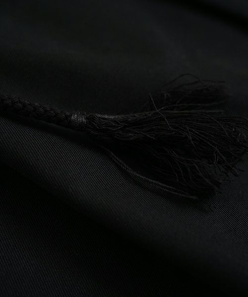 VU ヴウ wide silhouette pants [BLACK] ワイドシルエットパンツ vu-pnt-006