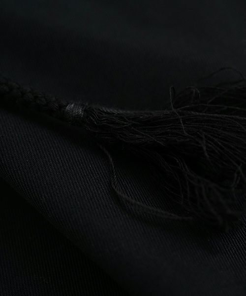 VU ヴウ wide silhouette pants [BLACK] ワイドシルエットパンツ vu-pnt-006