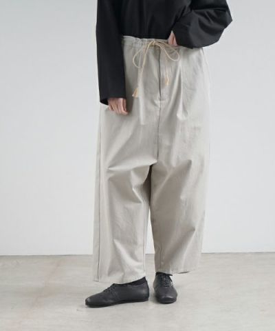 VU ヴウ wide silhouette pants [CHALK] ワイドシルエットパンツ vu-pnt-006