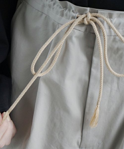 VU ヴウ wide silhouette pants [CHALK] ワイドシルエットパンツ vu-pnt-006