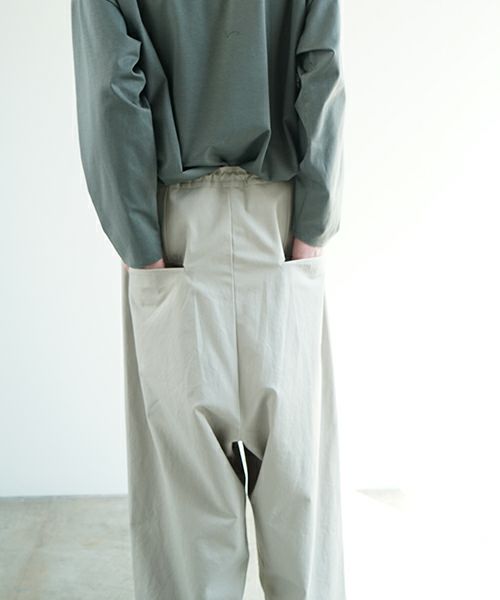 VU ヴウ wide silhouette pants [CHALK] ワイドシルエットパンツ vu-pnt-006
