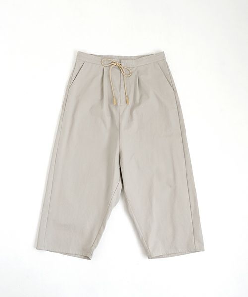 VU ヴウ wide silhouette pants [CHALK] ワイドシルエットパンツ vu-pnt-006