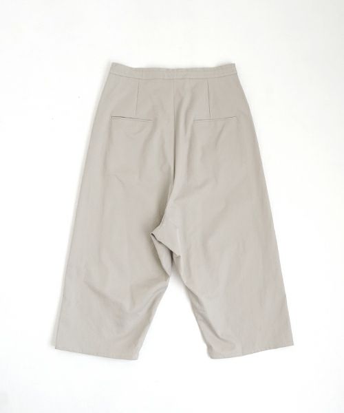 VU ヴウ wide silhouette pants [CHALK] ワイドシルエットパンツ vu-pnt-006