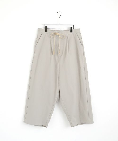 VU ヴウ wide silhouette pants [CHALK] ワイドシルエットパンツ vu-pnt-006
