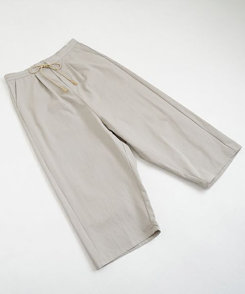VU ヴウ wide silhouette pants [CHALK] ワイドシルエットパンツ vu-pnt-006
