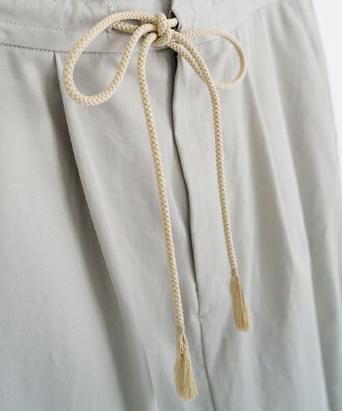 VU ヴウ wide silhouette pants [CHALK] ワイドシルエットパンツ vu-pnt-006